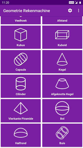 Geometrie Rekenmachine screenshot 2
