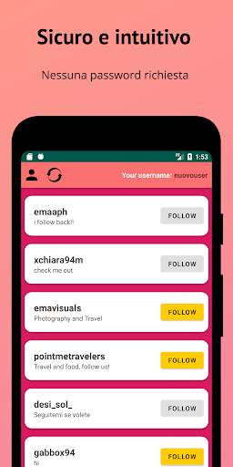 Followers Finder per Instagram screenshot 3