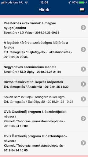 OVB mobile app screenshot 2