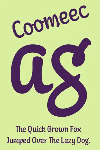 Coomeec Pro FlipFont screenshot 1