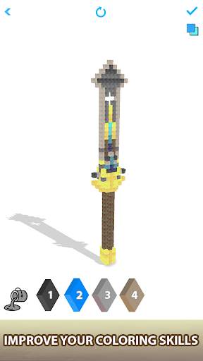 Color by Number Voxel Coloring screenshot 6