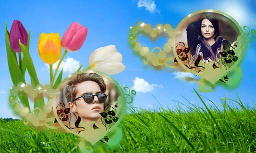 Love Heart Dual Photo Frame 3 تصوير الشاشة