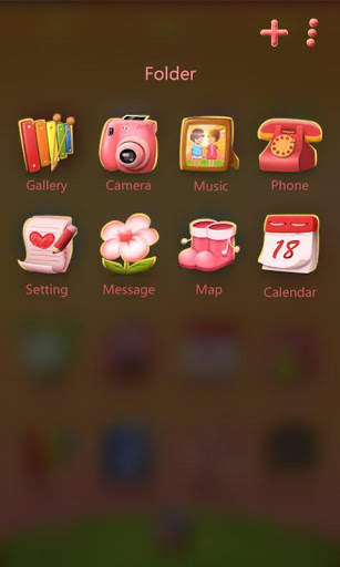Sweet love GO Launcher Theme screenshot 3