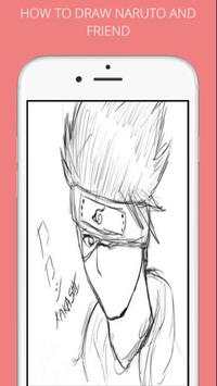 How to draw naruto and friends screenshot 2