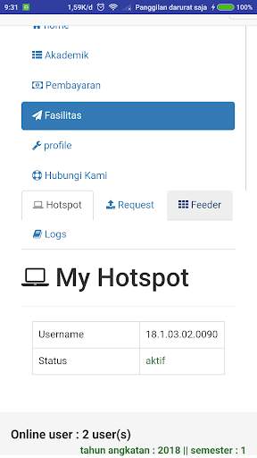 SIAKAD UNP KEDIRI screenshot 5