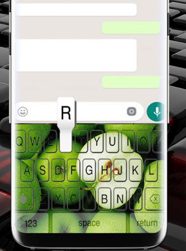 Green Apple Keyboard Theme screenshot 4
