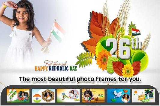 26 January photo frame - Republic Day Photo Frame 1 تصوير الشاشة