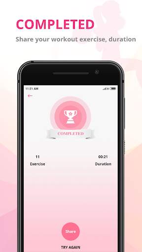 Women Fitness - Female Workout Challenge screenshot 6