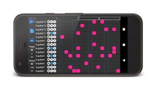 Bass Guitar Drum Machine. Create music screenshot 2