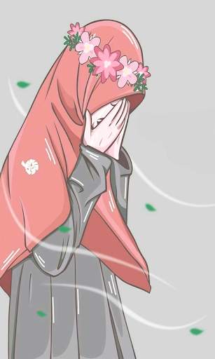 Hijab Cartoon Muslimah Wallpapers screenshot 21
