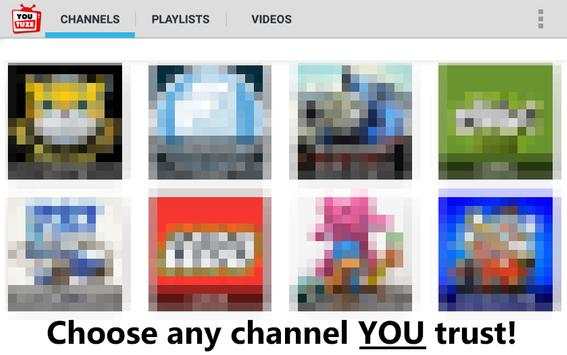 Parental Control for YouTube ™ Youtuze Player Kids screenshot 1