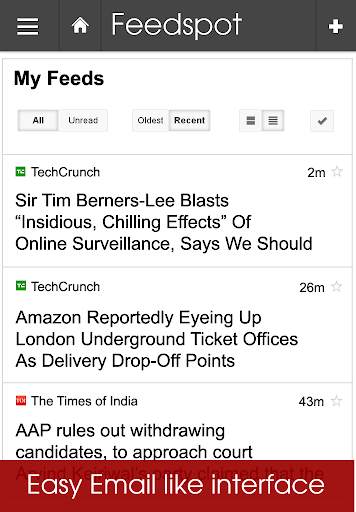 Feedspot News Reader. RSS screenshot 1