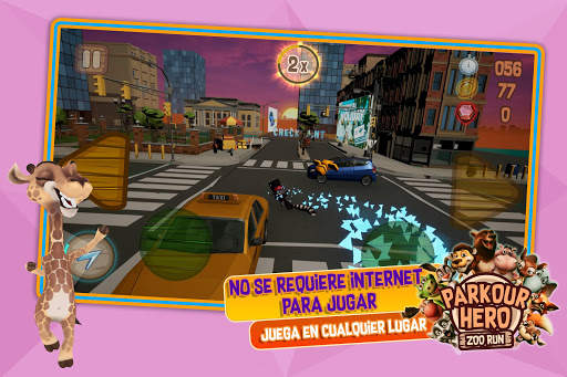Parkour Hero - Animal Runner 3D Stunts Simulator screenshot 5