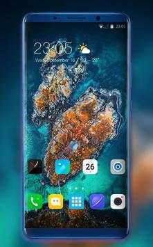Launcher theme for samsung galaxy A8s screenshot 1