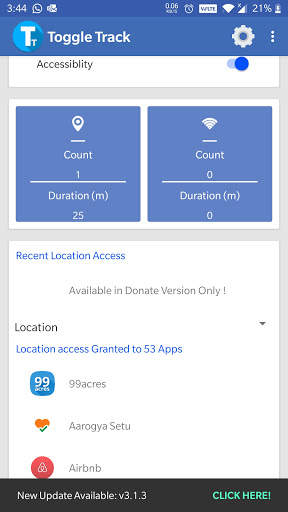 Toggle Track-cam mic Access dots as iOS14/GPS/Wifi screenshot 6