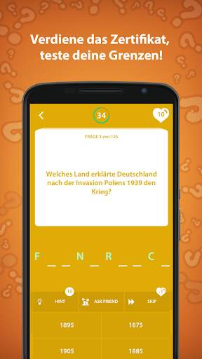 Geschichtsquiz Spiel screenshot 5