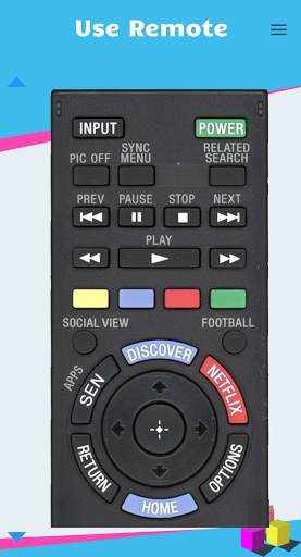 Remote for Sony Smart TV screenshot 3