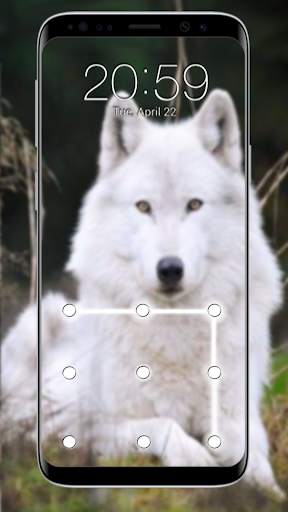 Wolf Pattern Lock Screen screenshot 8