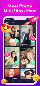Live Video Chat like Omegle&Monkey - Xlive 3 تصوير الشاشة