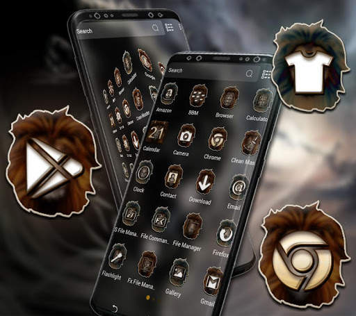 Angry Lion Launcher Theme screenshot 4