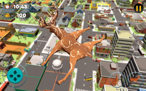 Deeeer Simulator - Funny Fighting Goat Animal Game screenshot 3