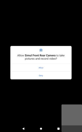 Front and rear camera screenshot 3
