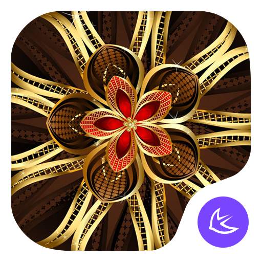 New black golden flower APUS luxury business theme 589.0.1001