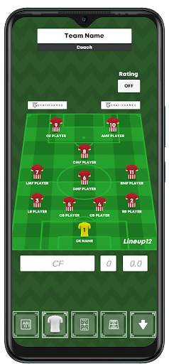 Lineup12 Build Football Lineup screenshot 1