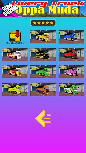Mod Bussid Livery Oppa Muda screenshot 5