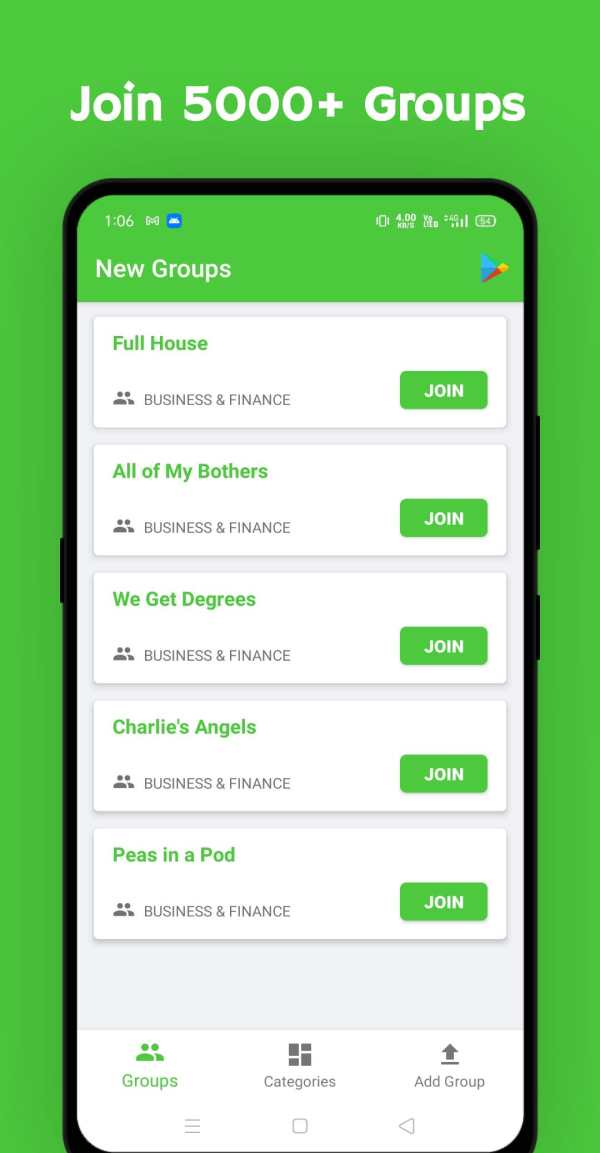 Join Active Social Groups screenshot 1