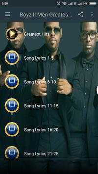 Boyz II Men Songs & Lyrics screenshot 1