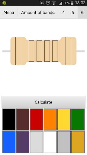 Resistor Color Code screenshot 1