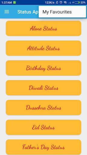 Status App 6 تصوير الشاشة