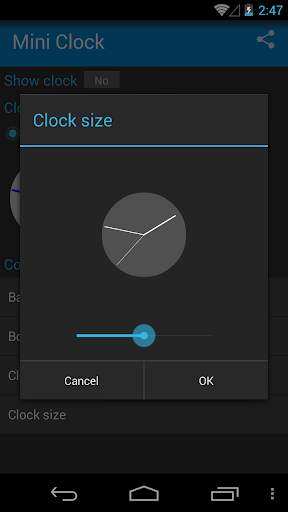 Mini Clock स्क्रीनशॉट 4