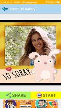 I Am Sorry Photo Frame To Make Photo Collage screenshot 3