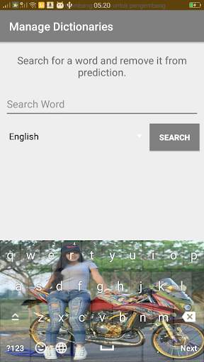 Drag Motorbike Keyboard स्क्रीनशॉट 8