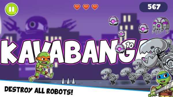 Ninja runner turtles screenshot 3