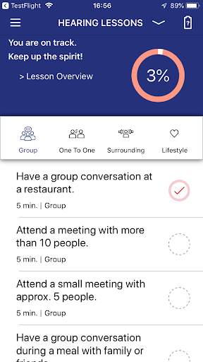 Audio Service App - zur Steuerung Ihrer Hörgeräte. screenshot 8