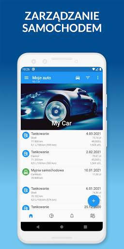 Moje auto: Dziennik paliwa screenshot 1