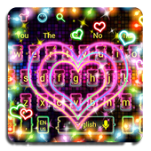 Sweet Heart Neon Keyboard icon