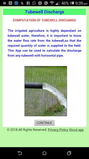 Tubewell Discharge Estimation screenshot 1