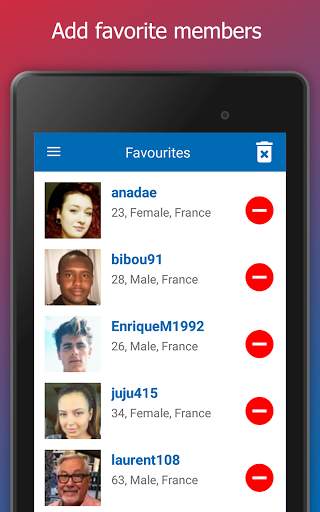 French Social Dating - France Chat, Date & Amour screenshot 11