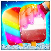 Rainbow Glowing Ice Candy Maker- DIY Cooking Game logo