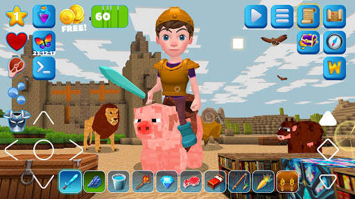EarthCraft 3D: Block Craft & World Exploration screenshot 1
