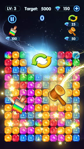 Pop Stone 2 - Match 3 Game 2 تصوير الشاشة