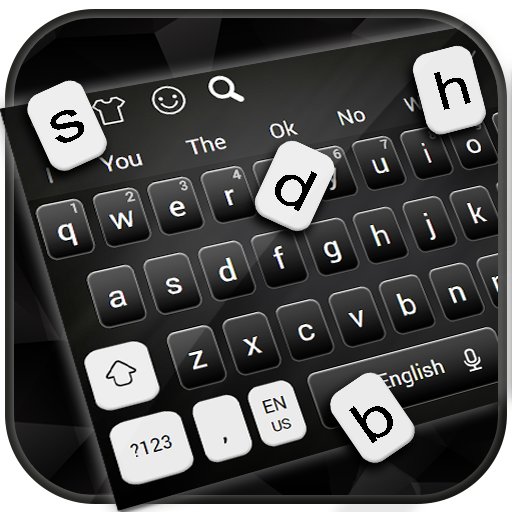 Classic Black White Keyboard Theme icon