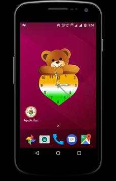 Republic day clock live wallpaper screenshot 1