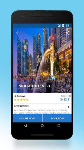 Singapore Visa App screenshot 3