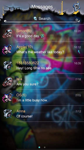 GO SMS PRO STREET SOUL THEME screenshot 3