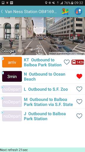 San Francisco  Bus Tracker screenshot 3
